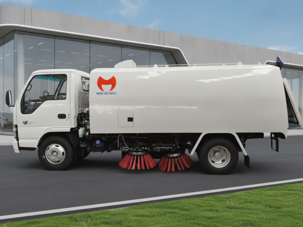Giá bán xe quét 5 khối Fulongma Isuzu - 1