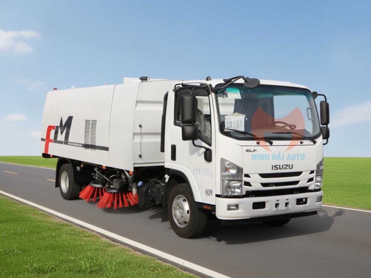 Xe quét 6 khối Fulongma Isuzu
