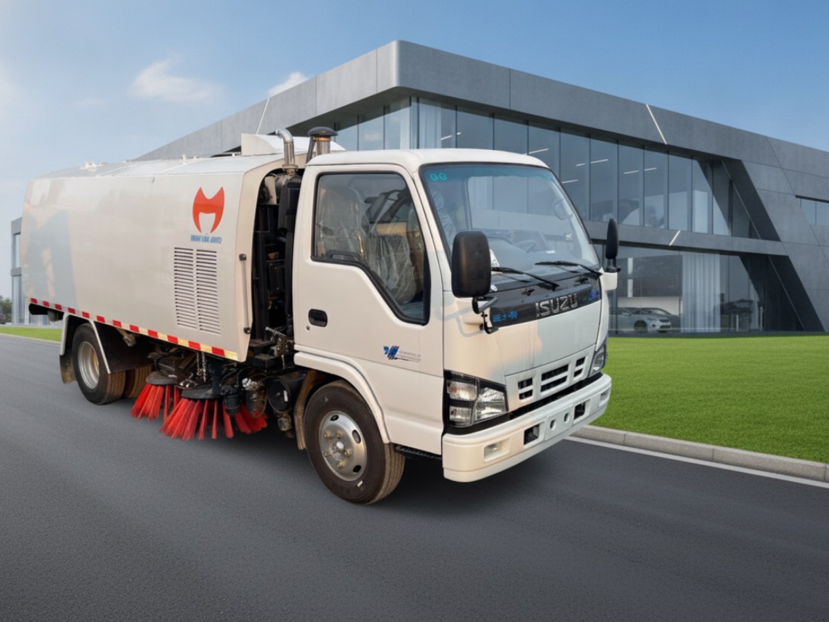 Giá bán xe quét 5 khối Fulongma Isuzu - 2