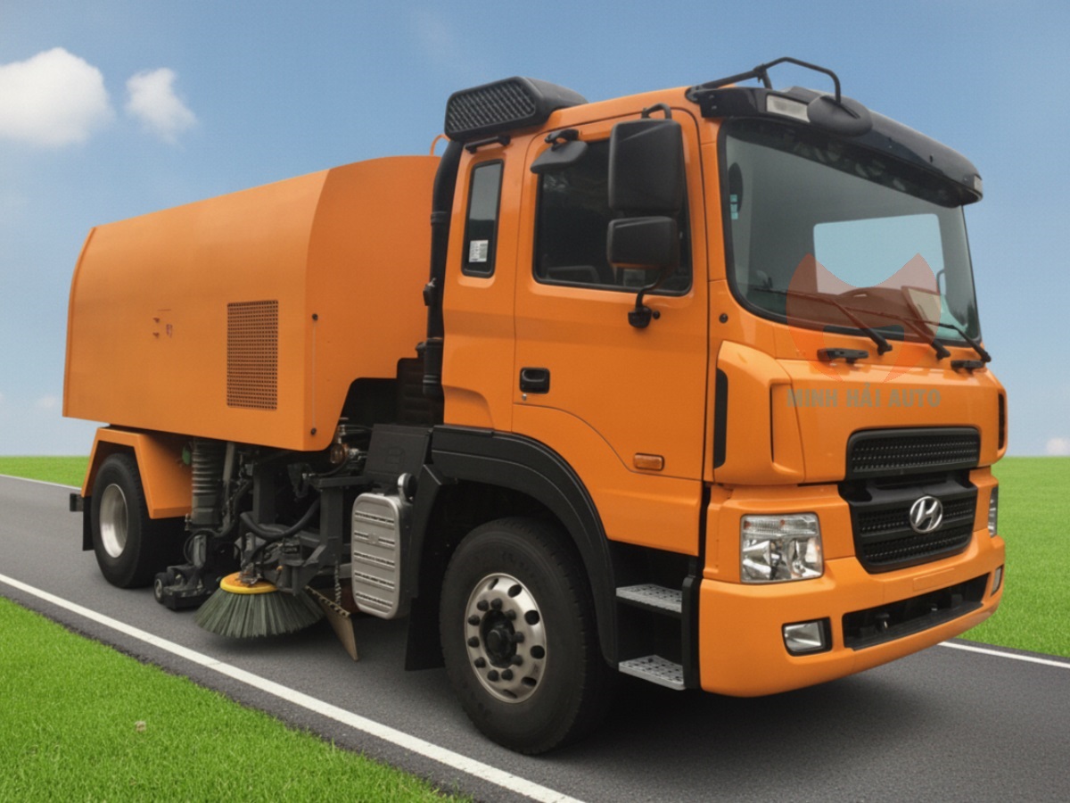 Xe quét đường 8 khối