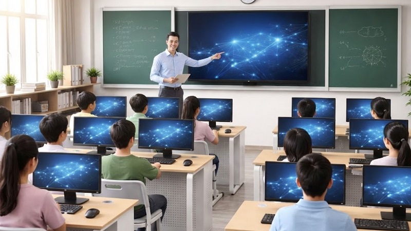 Bàn vi tính 2 chỗ ngồi có khóa case máy tính