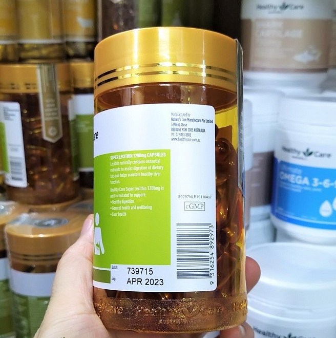 Healthy Care Super Lecithin giúp đánh tan vùng mỡ thừa