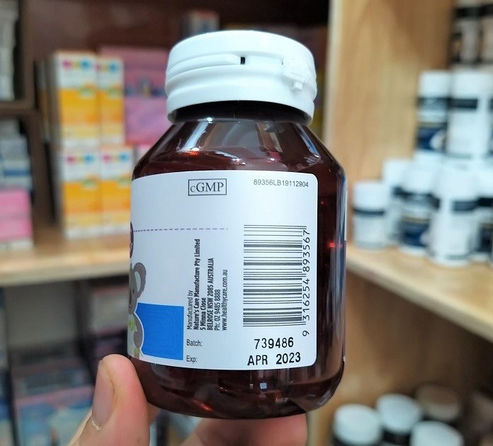 Viên uống bổ sung DHA cho bé Healthy Care chính hãng Úc