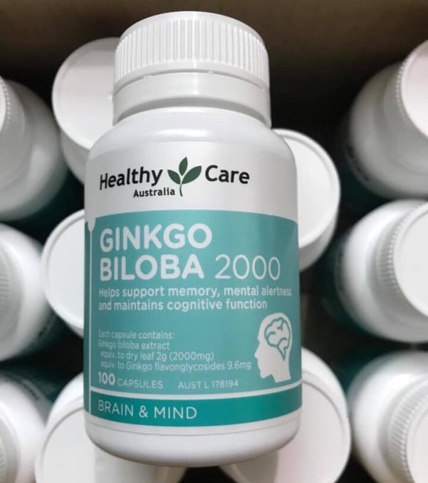 Viên bổ não Ginkgo Biloba Healthy Care