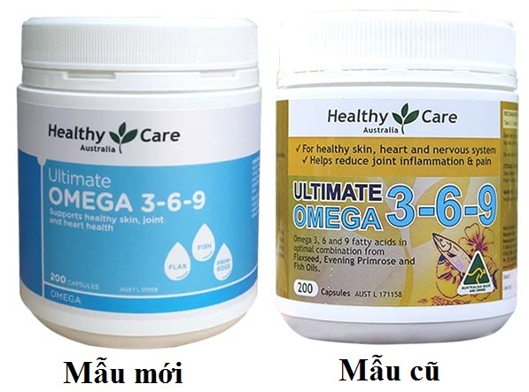 Omega 3 6 9 Healthy Care Ultimate Hộp 200 Viên Của Úc (mẫu mới)