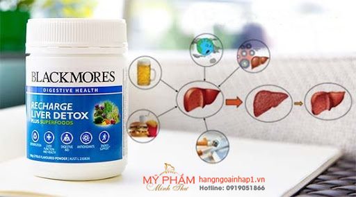 Blackmores Recharge Liver Detox dạng bột 100g - Giải độc và phục hồi chức năng gan