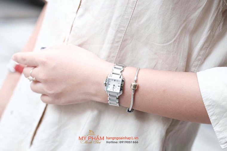 Đồng hồ nữ TISSOT T02.1.285.74 mặt số kim cương