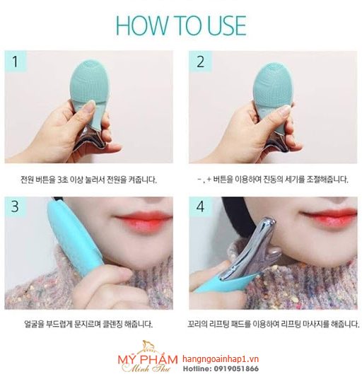 Máy rửa mặt WellDerma Cleansing Fish - Hàn Quốc