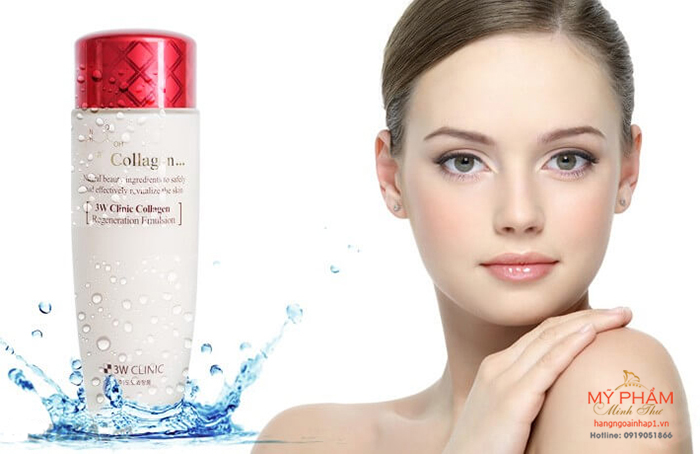 Nước hoa hồng 3W Clinic Collagen Regeneration Softener - Hàn Quốc