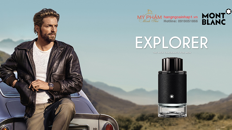 Nước hoa nam Montblanc Explorer For Men EDP Xuất xứ: Pháp Hương đặc trưng: Hương Đầu: Cam Bergamot, hồng tiêu; Hương giữa: Da thuộc, cỏ hương bài; Hương cuối: hoắc hương Indo, Akigalawood, hương Ambroxan Phong cách: Nam tính, tự tin cuốn hút