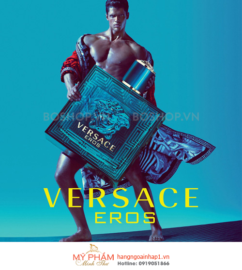 Nước hoa nam Versace Eros EDT 100ml thể hiện sự mạnh mẽ nam tính thông qua sự kết hợp tinh tế của hương lá bạc hà tươi, vỏ chanh và táo xanh. Hương giữa gây nghiện bởi sự pha trộn của một số thành phần hương hoa phương Đông hấp dẫn như đậu tonka, hổ phách, hoa phong lữ , vani cùng với một chút thành phần hương đặc trưng của hương gỗ như gỗ tuyết tùng từ Atlas và Virginia. Trong khi ở lớp hương cuối hương hoa cỏ lau và rêu sồi làm tăng thêm sự quyến rũ, tinh tế và đam mê cho phái mạnh.