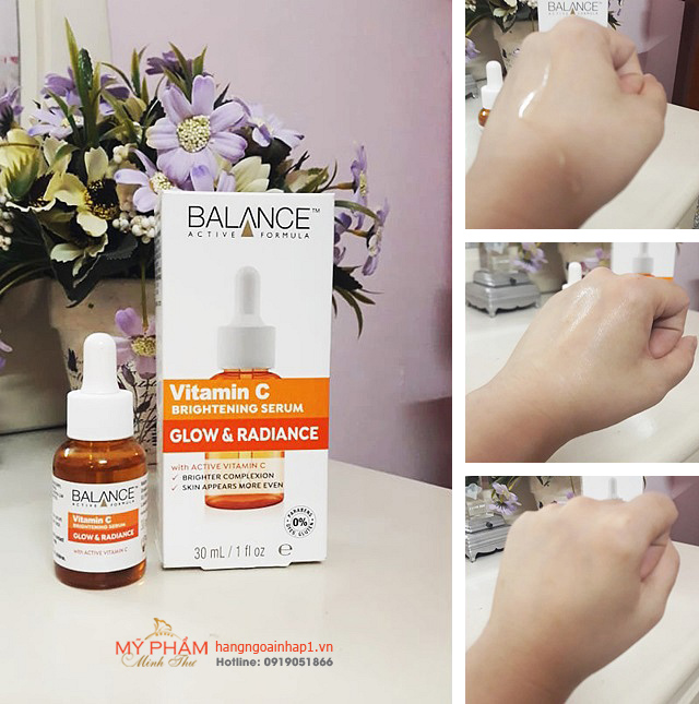 Serum C Balance 30ml dưỡng sáng da, mờ thâm - Anh Quốc giúp tẩy sạch tế bào chết, làm mờ đốm sắc tố, giảm thâm nám da. Tăng cường collagen giúp trẻ hóa làn da. Giúp thu nhỏ lỗ chân lông, làm sáng trắng da hiệu quả sau một thời gian ngắn.
