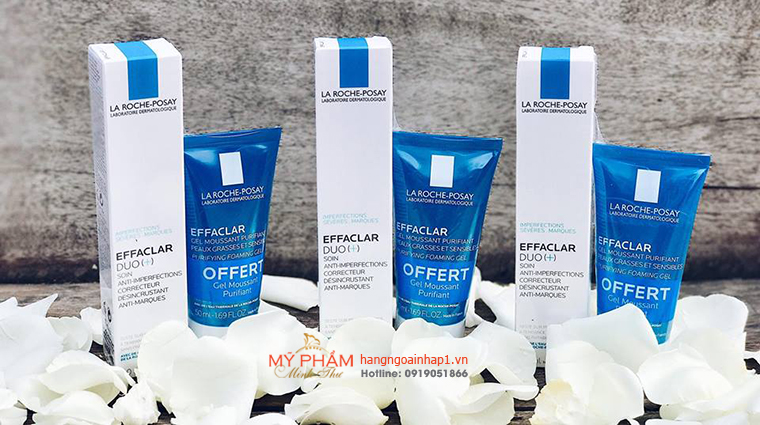 Set trị mụn La Roche-Posay Effaclar Duo [+] và sữa rửa mặt La Roche-Posay sẽ giúp bạn giải quyết hoàn toàn các vấn đề về mụn đầu đen, mụn trắng, mụn ẩm, mụn đỏ sưng tấy kết quả sẽ khiến bạn hoàn toàn bất ngờ.