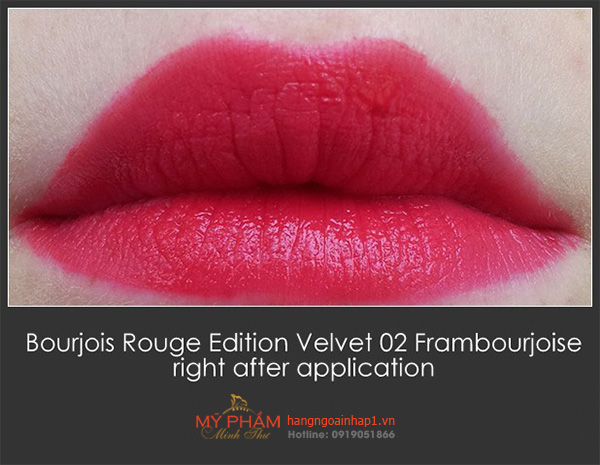 Son Bourjois Rouge Edition Velvet Frambourjoise – 02
