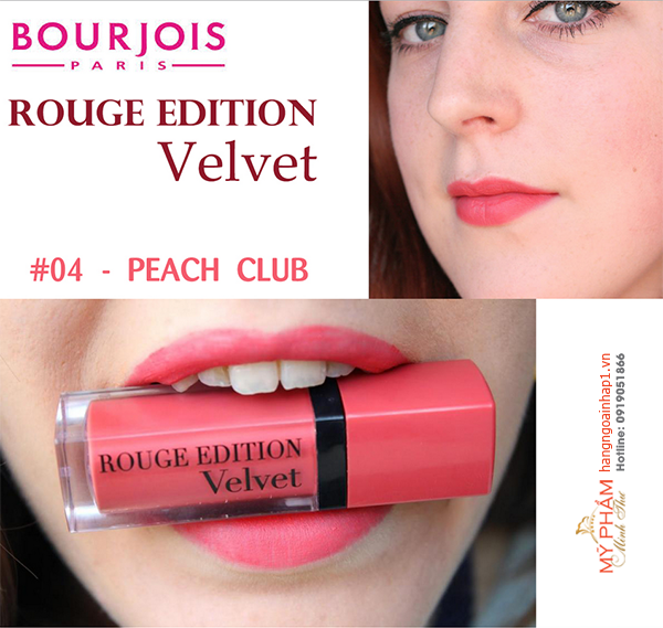 Son Bourjois Rouge Edition Peach Club – 04