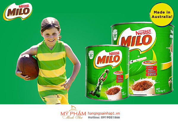 Sữa Milo Úc - Cung cấp năng lượng đầy đủ và toàn diện. Mang lại lợi ích tuyệt vời cho sức khỏe và sự phát triển tầm vóc của trẻ.