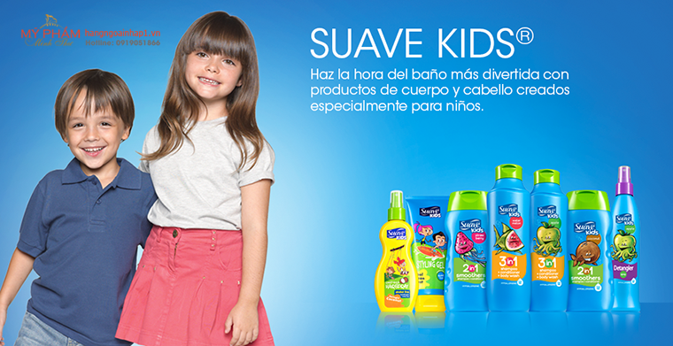 Sữa tắm gội trẻ em 3in1 Suave Kids 665ml - Mỹ