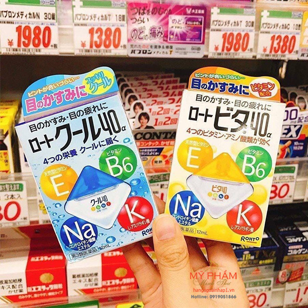 Thuốc nhỏ mắt Rohto Vitamin - Nhật Bản