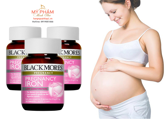 Viên sắt cho bà bầu Blackmores Pregnancy Iron 30 viên - Úc