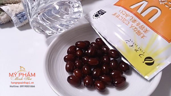 Viên uống chống nắng Fine - Nhật Bản là dạng chống nắng sinh học chống lại ánh sáng mặt trời đồng nhất (UVA & UVB) và đồng bộ toàn bộ cơ thể. An toàn tuyệt đối và không độc hại. Bảo vệ được cả các vùng góc cạnh và mắt mà kem chống nắng không thoa vào được