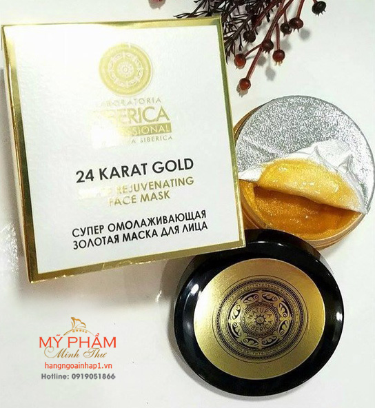 Mặt nạ vàng 24k Natura Siberica SUPER GOLD - Nga Mỹ phẩm Minh Thư - Hàng  ngoại nhập 1