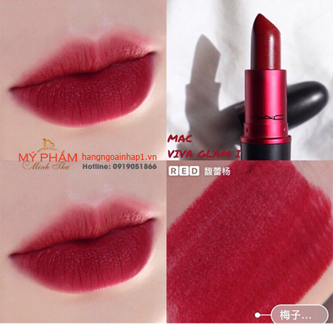 Son Mac Viva Glam I Màu Đỏ Đậm Mỹ Phẩm Minh Thư - Hàng Ngoại Nhập 1