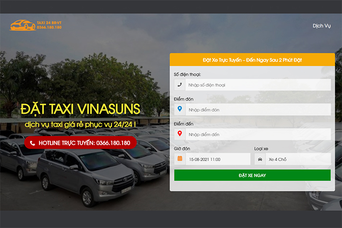 TAXI 24 BÀ RỊA VŨNG TÀU giá rẻ, chất lượng, uy tín phục vụ nhanh chóng