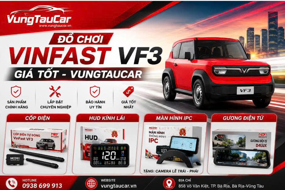 Đồ Chơi VinFast VF3 Giá Tốt - VungTauCar