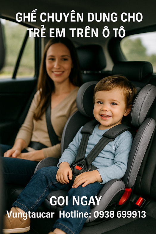 Phạt tiền từ 800.000 đến 1.000.000 đồng nếu không lắp Ghế An Toàn Cho Trẻ Em