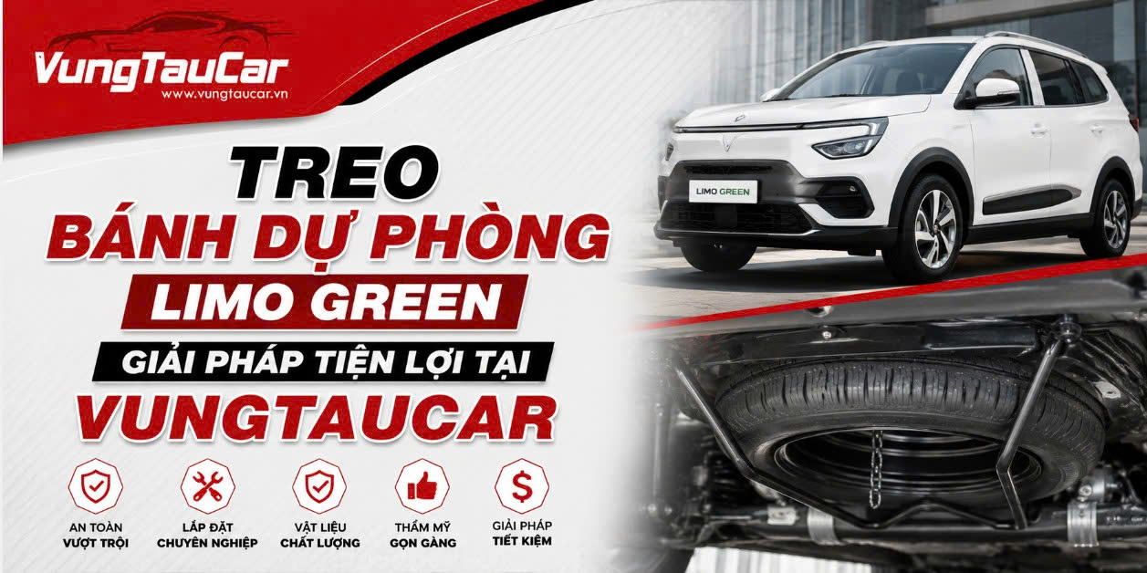 Treo Bánh Dự Phòng Limo Green – Giải Pháp Tiện Lợi Tại VungTauCar