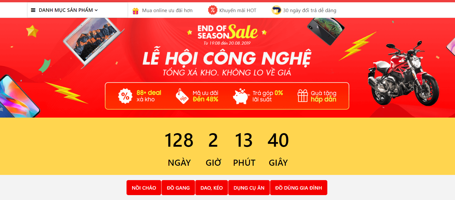 Evo Cook Khuyến mãi