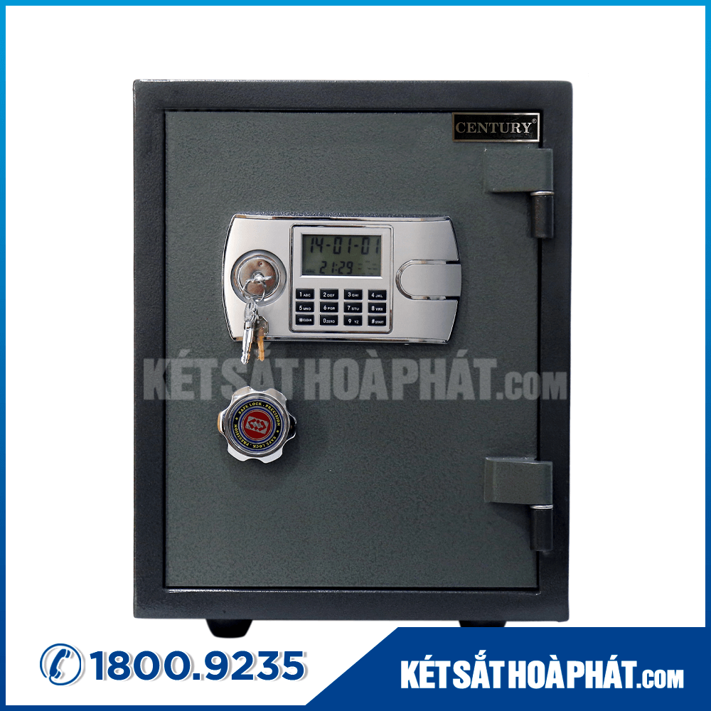 két sắt chống cháy century cf76 điện tử