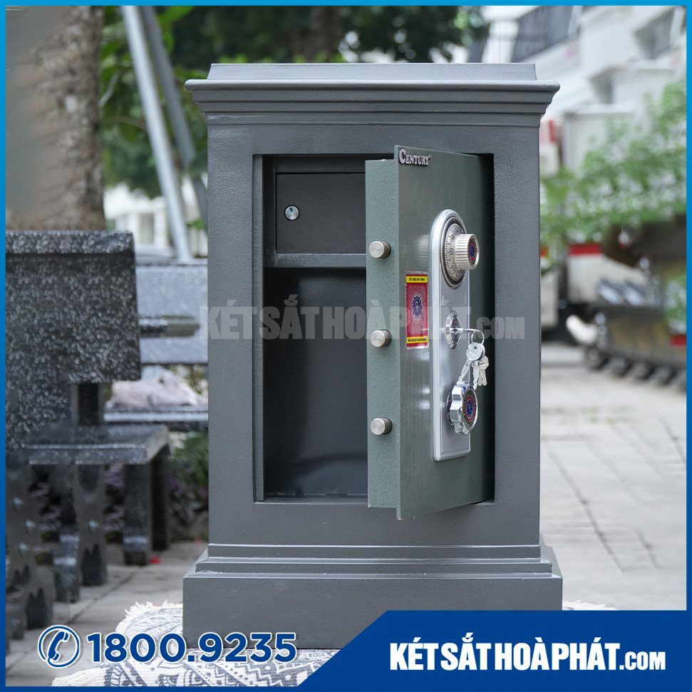 Két sắt chống cháy Century CF K35KC khóa cơ