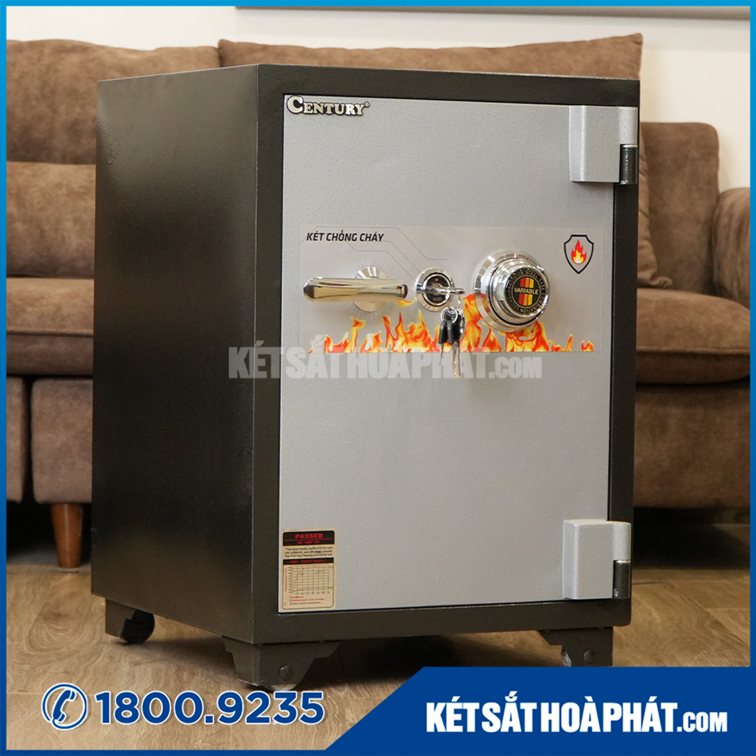Két sắt chống cháy Century CF168K1KC
