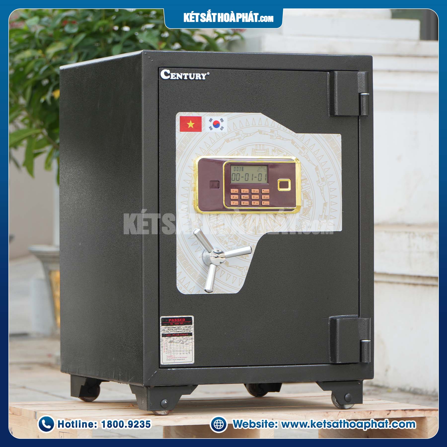 Két sắt Century đạt tiêu chuẩn xuất khẩu của thị trường châu Âu, Mỹ