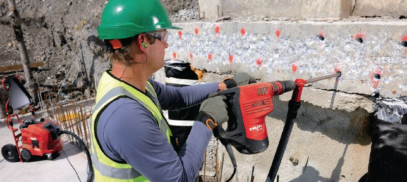 thi công bulong hóa chất Hilti