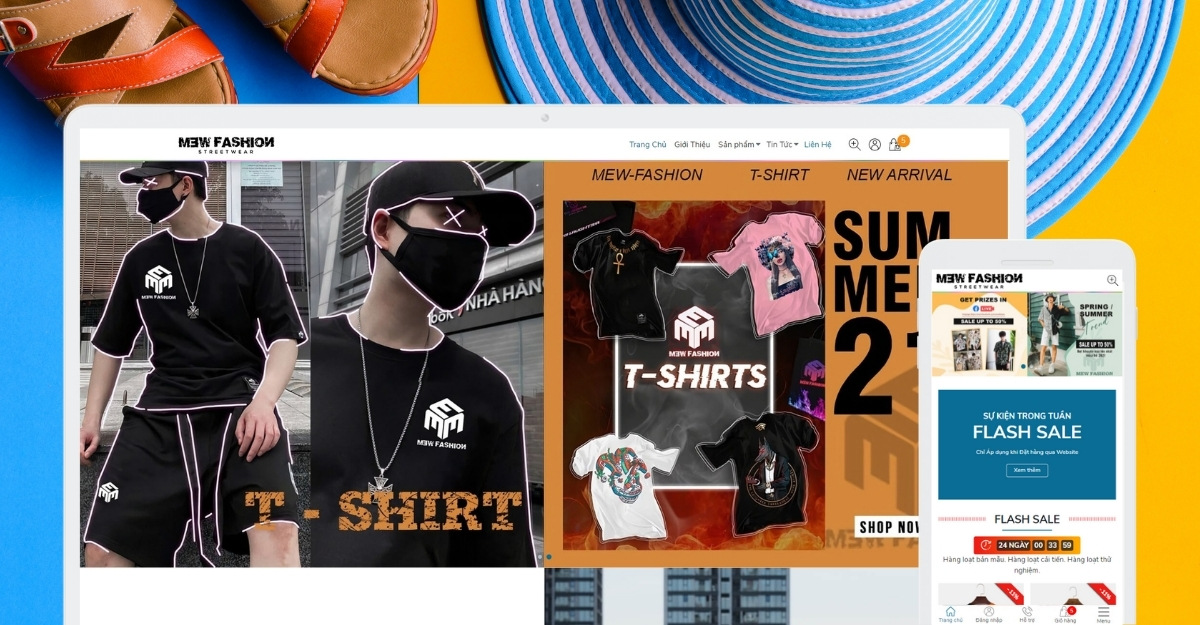 MewTheme giới thiệu mẫu giao diện mới MewFashion - Chuyên store thời trang các loại