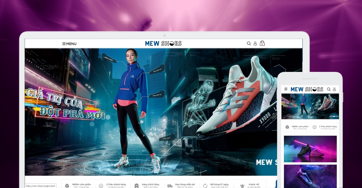 Hướng dẫn sử dụng giao diện Mew Shoes