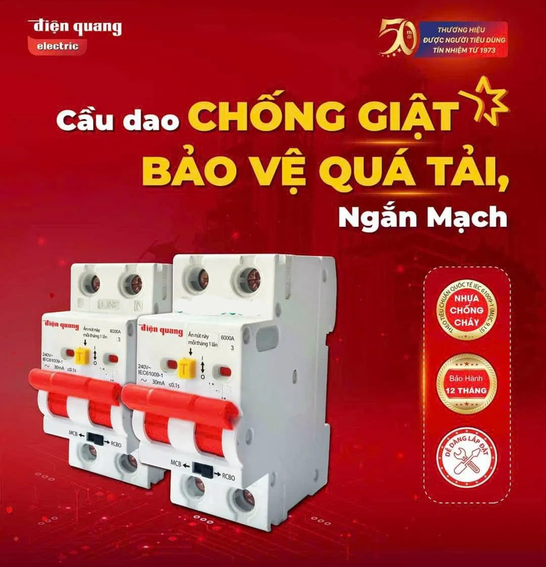 HƯỚNG DẪN CÁCH LỰA CHỌN APTOMAT CHỐNG GIẬT CHO HỘ GIA ĐÌNH