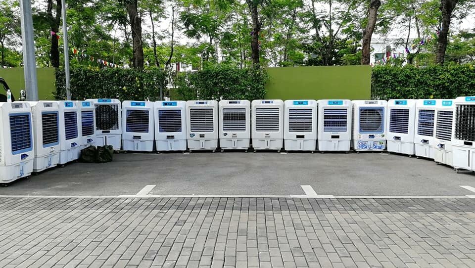 Giải pháp thuê điều hòa cho sự kiện ngoài trời mùa hè nóng bức