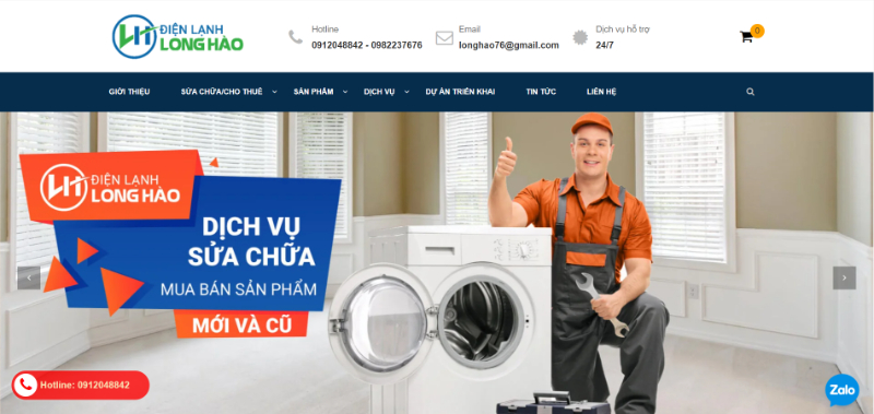 Điện lạnh Long Hào - Đơn vị cung cấp quạt điều hòa cũ siêu chất lượng