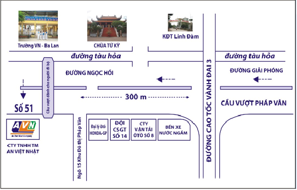 BẢN ĐỒ CHỈ DẪN ĐƯỜNG ĐI