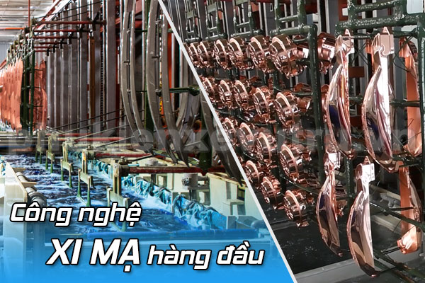 Dây chuyền xi mạ của Phụ kiện xe Vũ Trụ đạt chuẩn quốc tế