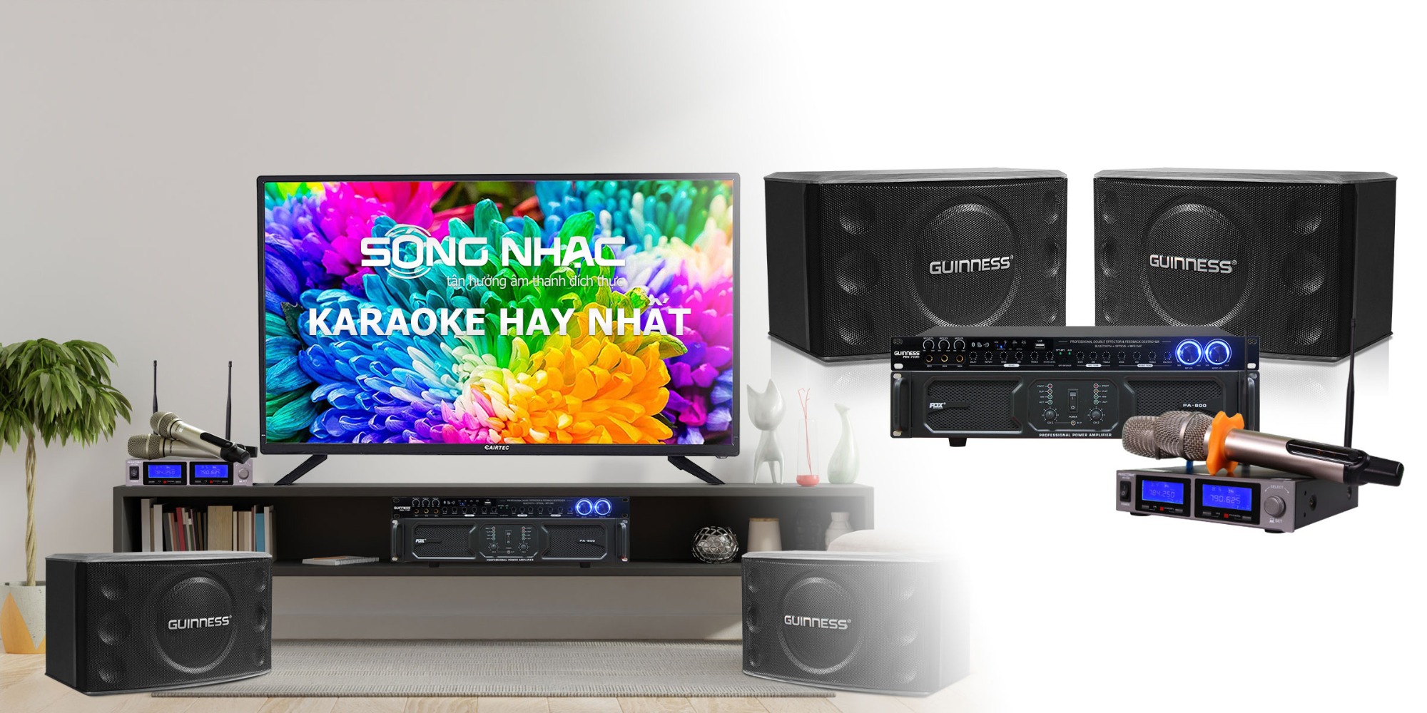 Dàn âm thanh karaoke gia đình