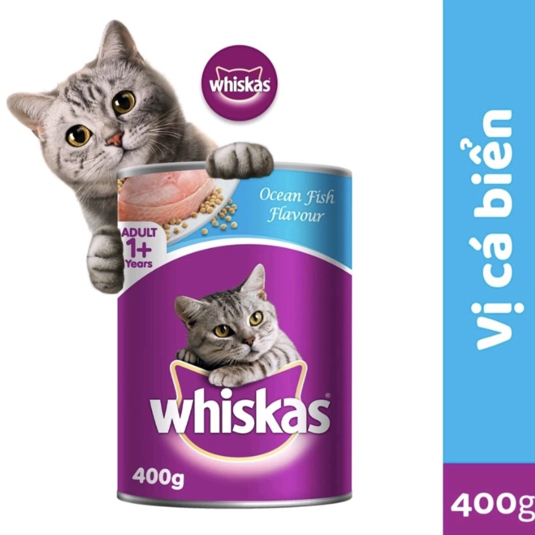 Pate Whiskas dạng sốt Cá Biển 400g