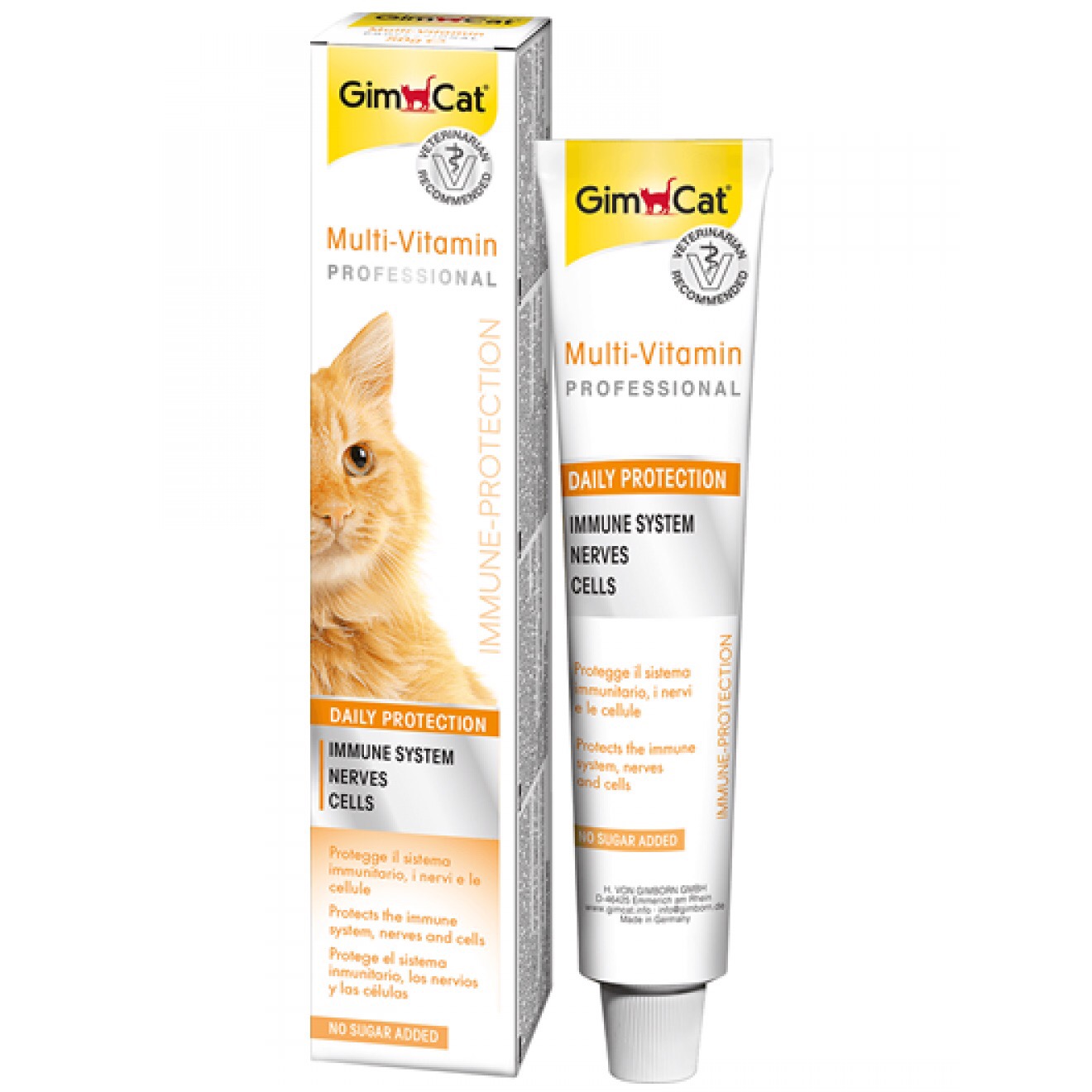 Gel Dinh Dưỡng Cho Mèo GimCat Multi-Vitamin Tăng Cường Hệ Miễn Dịch 50g