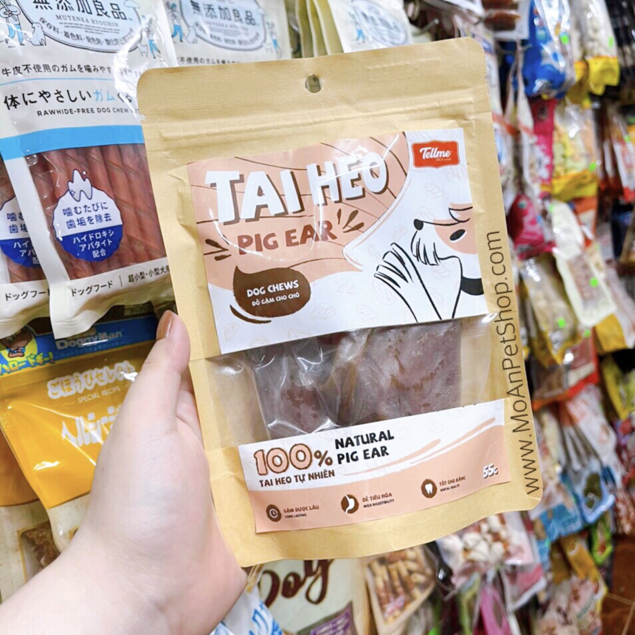 Tai Heo Sấy Tellme 55g