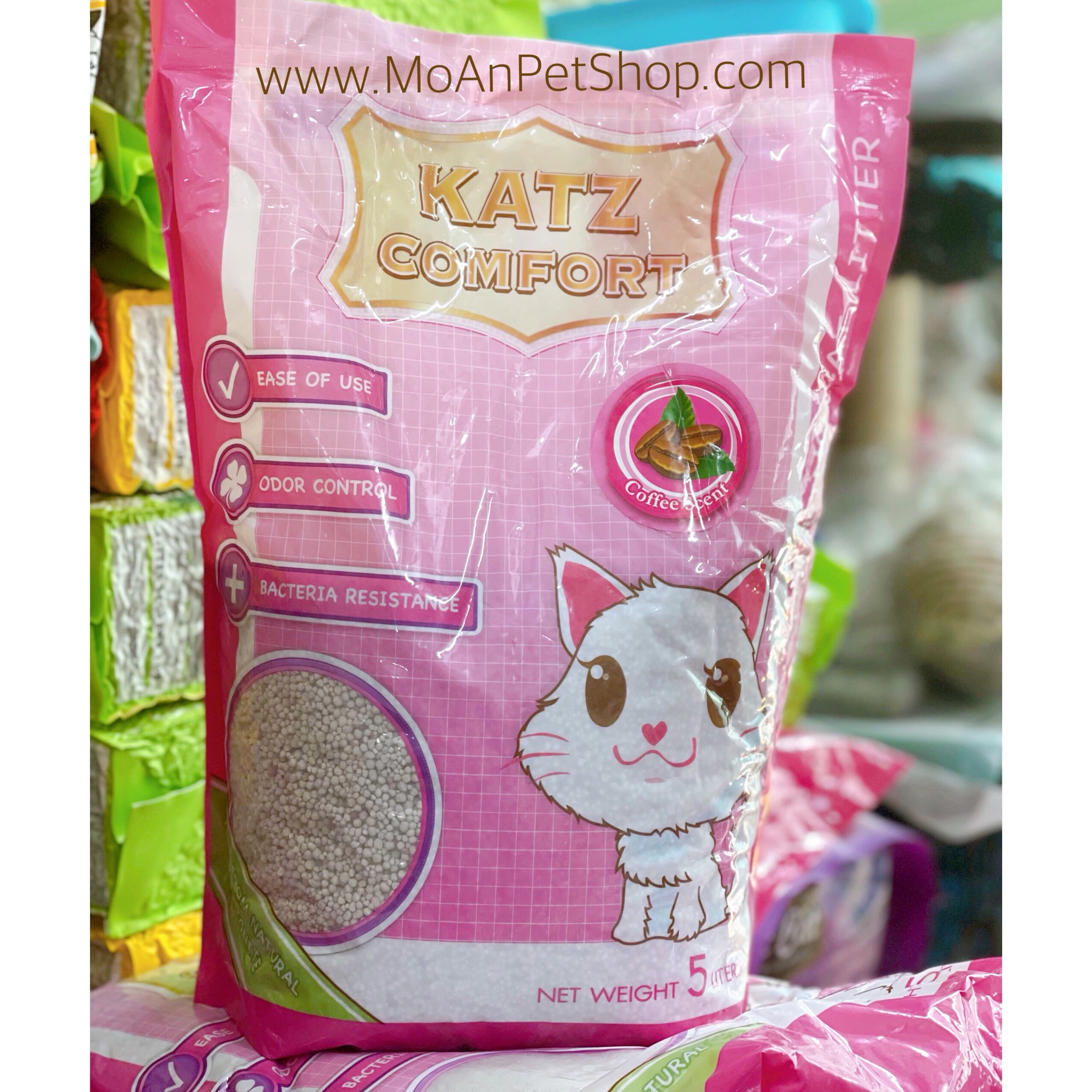Cát Katz Comfort Thái Lan Cat Litter Coffee Scent Cafe 5L