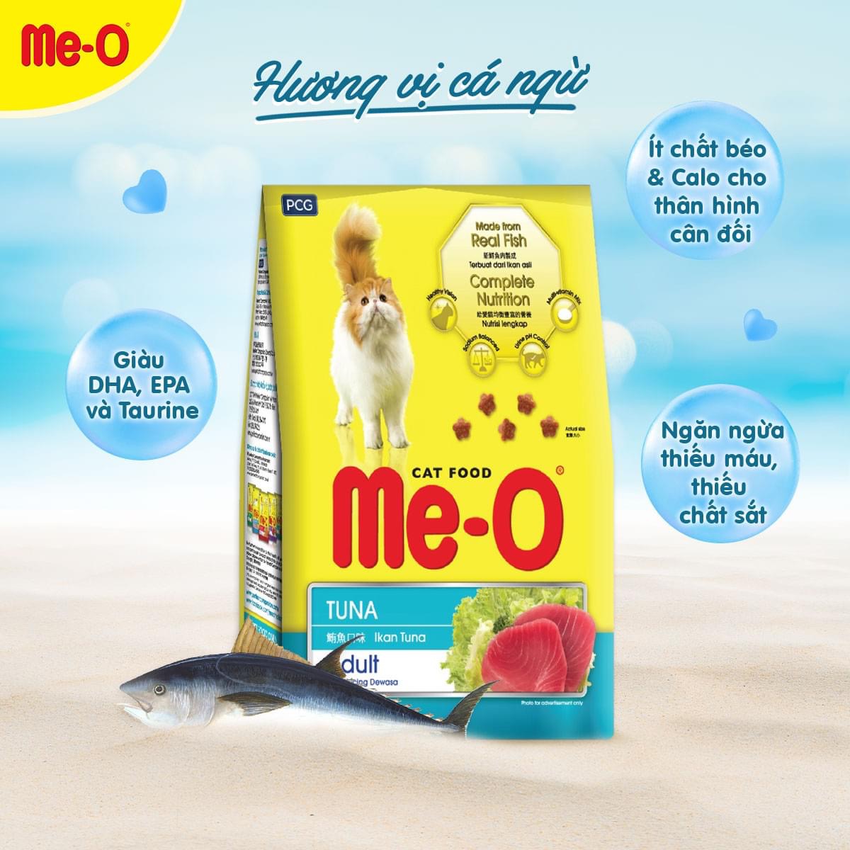 Hạt Mèo Me-O Cat Cá Ngừ Tuna 7kg