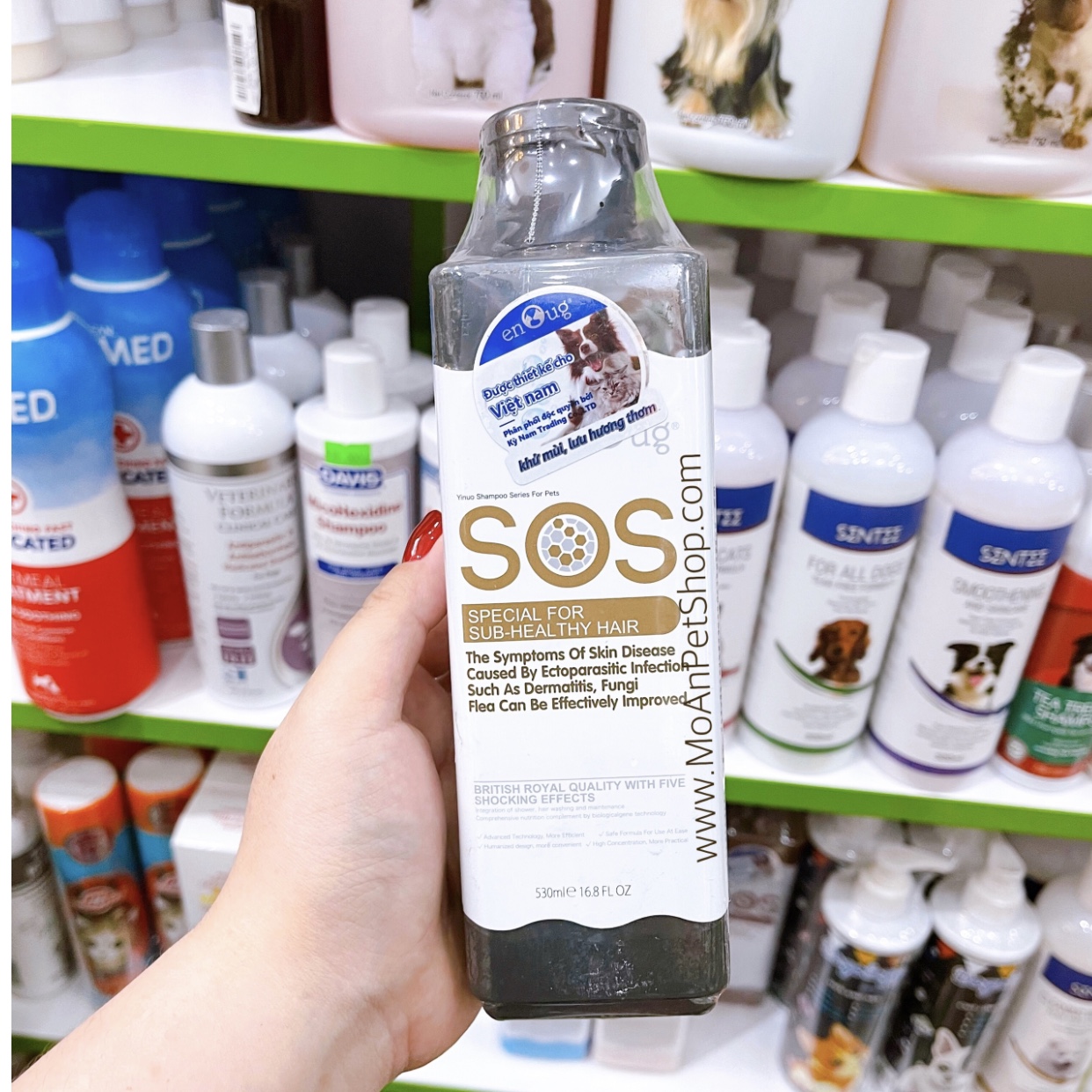 Sữa Tắm Gội SOS Đài Loan Phục Hồi 530ml